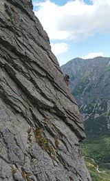 ivot na hran (Klma-Linhart V), Vchodn eruchov vea, Vysok Tatry, Slovensko.